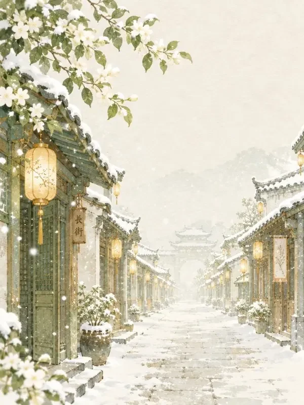 《长街落雪记》封面 - 悟空智能推荐短剧站 古风绮梦短剧